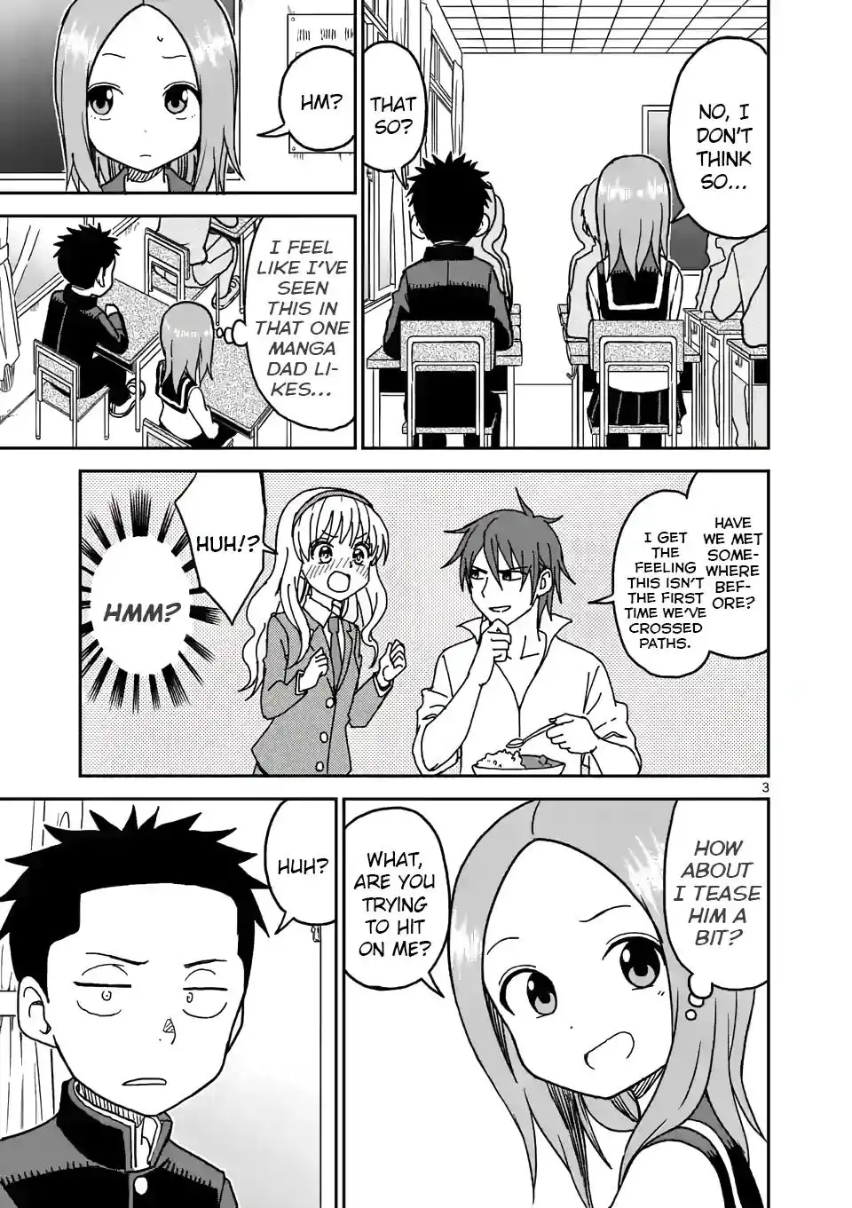 Karakai Jouzu no (Moto) Takagi-san Chapter 100 3